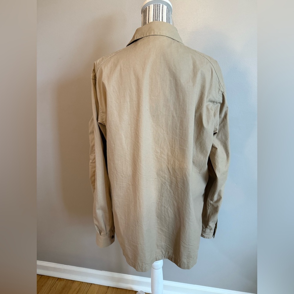 Columbia Men's Beige Military Jacket size M worn once mint - Picture 4 of 4